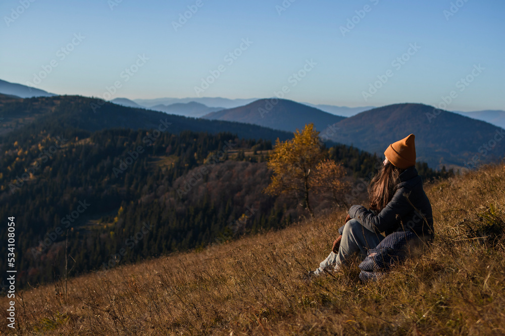 person with dog