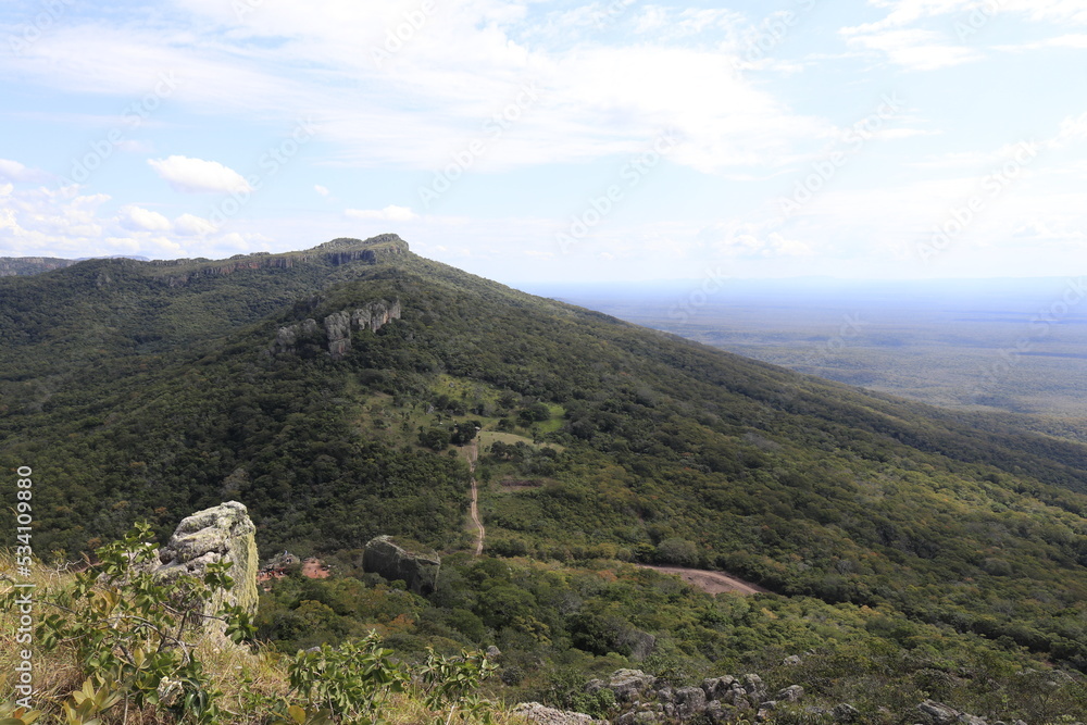 Mountains in the valley of tucabaca in the department of Santa Cruz - Bolivia