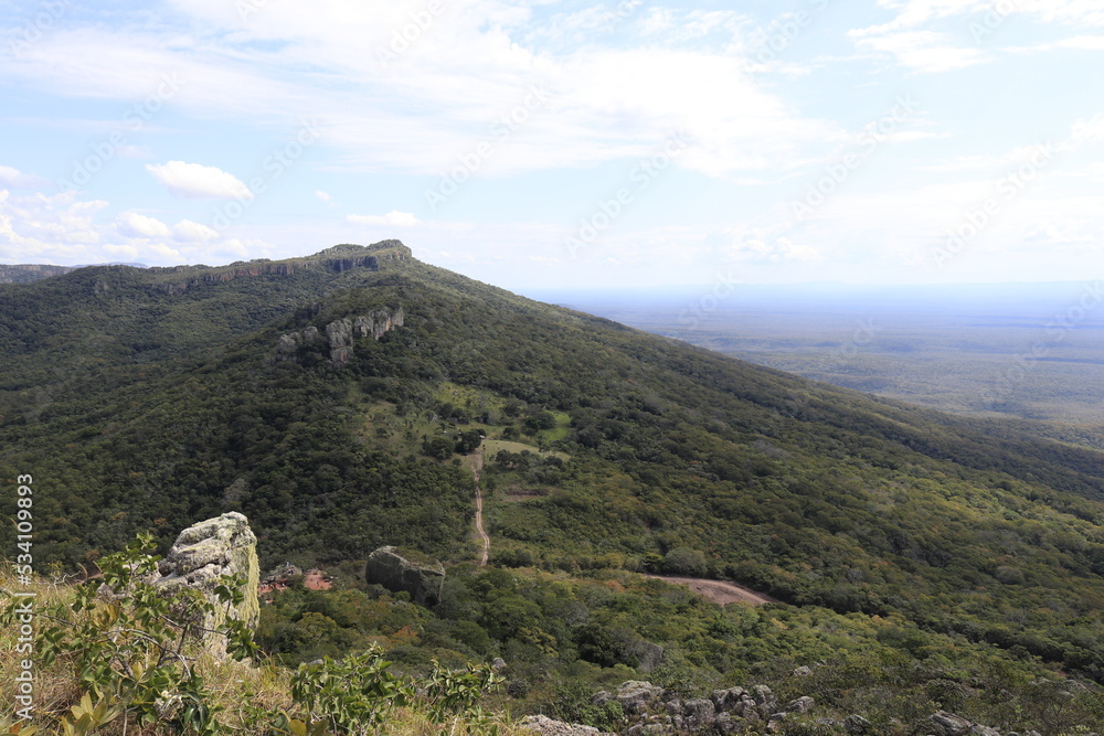 Mountains in the valley of tucabaca in the department of Santa Cruz - Bolivia