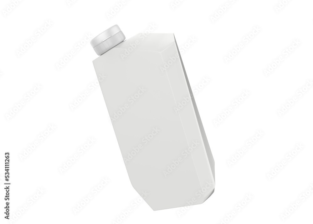Cosmetic Bottle Mockup isolated on white background. 3d illustration Cosmetic Bottle Mockup isolated on white background. 3d illustration
