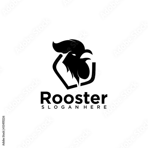 Rooster Logo. Creative logo with rooster illustration concept