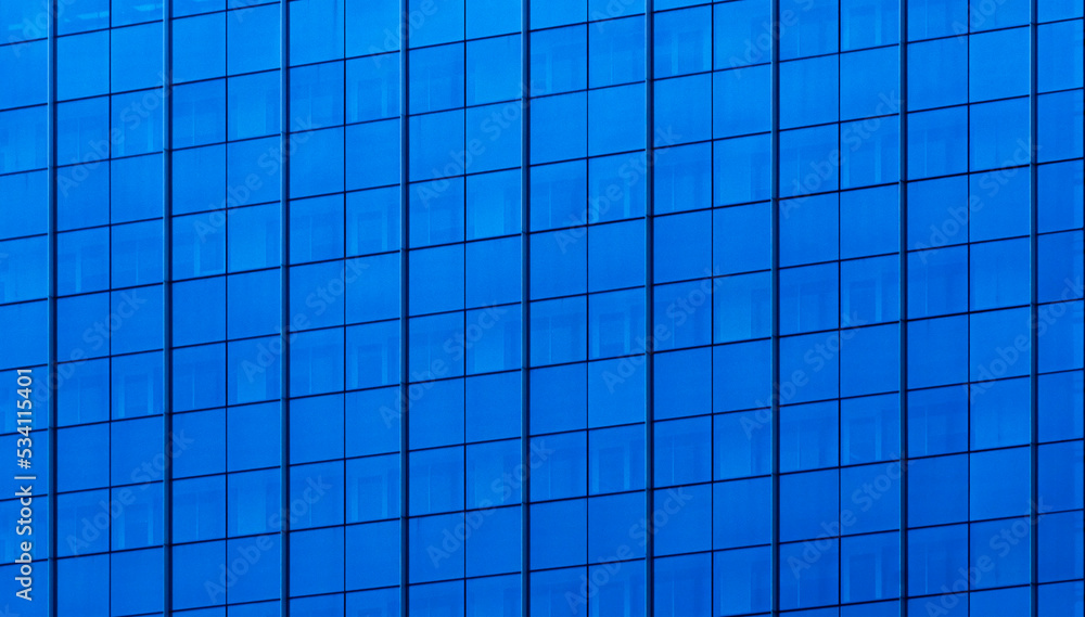 Modern office building with glass window Modern office building with glass window