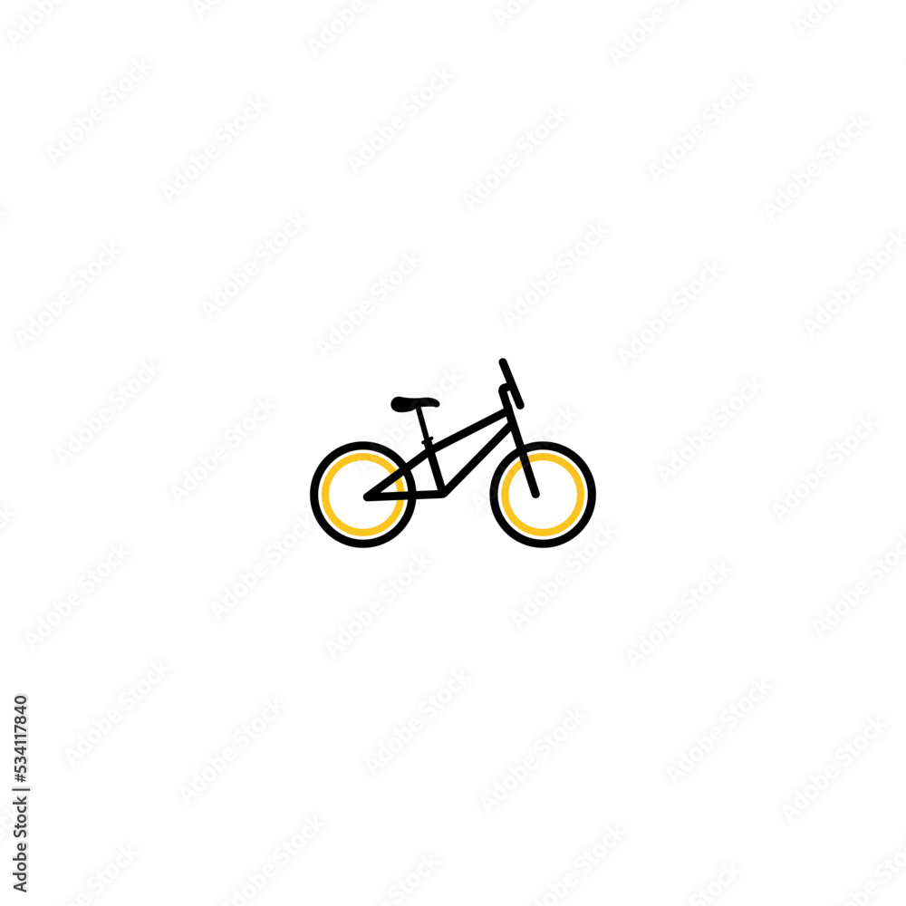 Obraz premium bicycle icon illustration vector