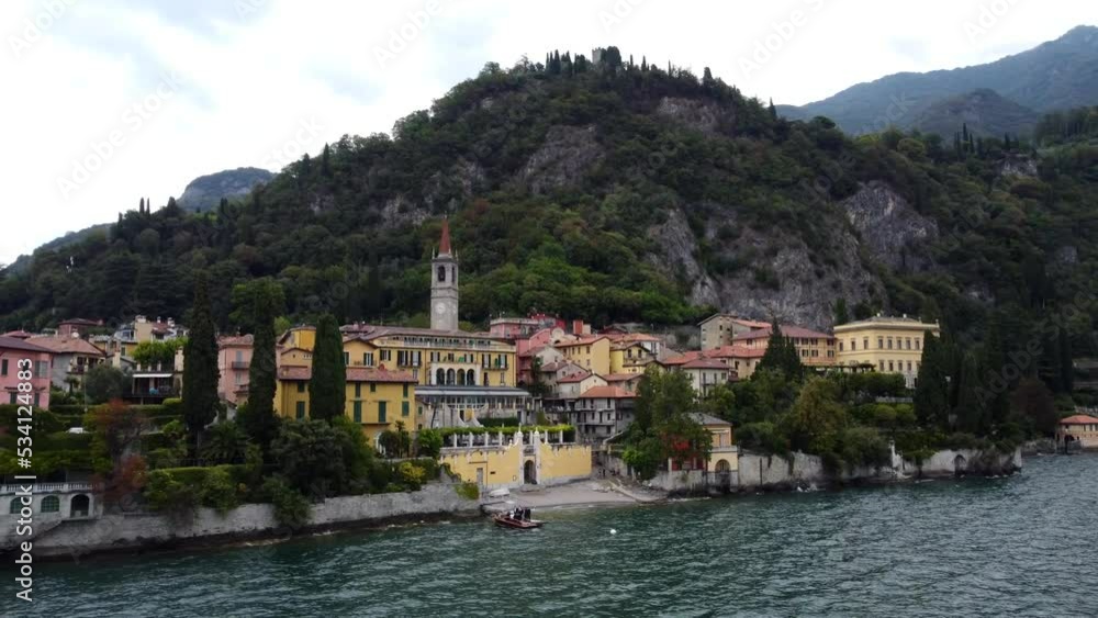 Small and picturesque town in Europe. Travel and holiday footage