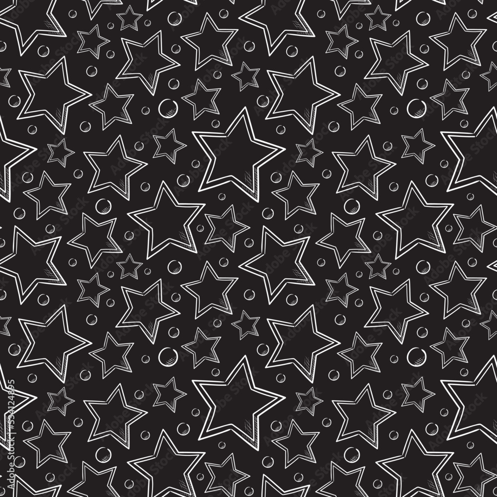 Seamless pattern with stars. Vector illustration. Seamless pattern with stars. Vector illustration.
