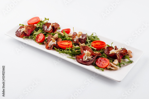Carpaccio of the dried salty beef