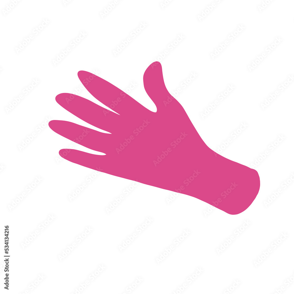 Pink Medical Rubber Glove Pink Medical Rubber Glove
