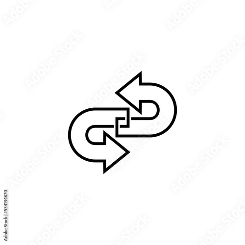 Free Download Money transfer line icon. Arrow transfer symbols icon  isolated on white background - GFXLoad