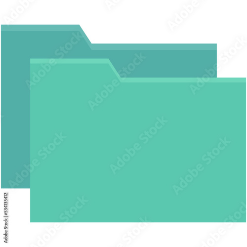 Open Folder Vector Icon 