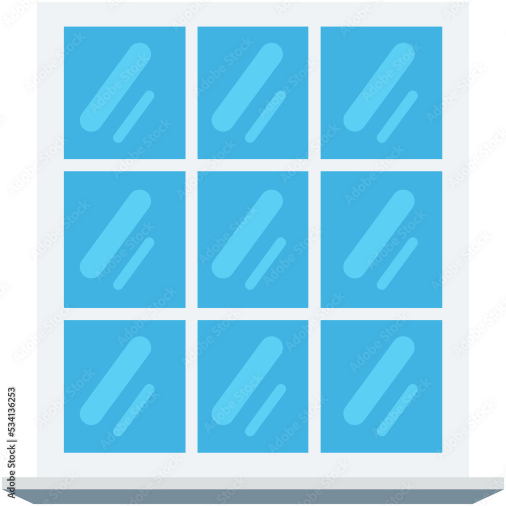 Home Window Vector Icon Home Window Vector Icon