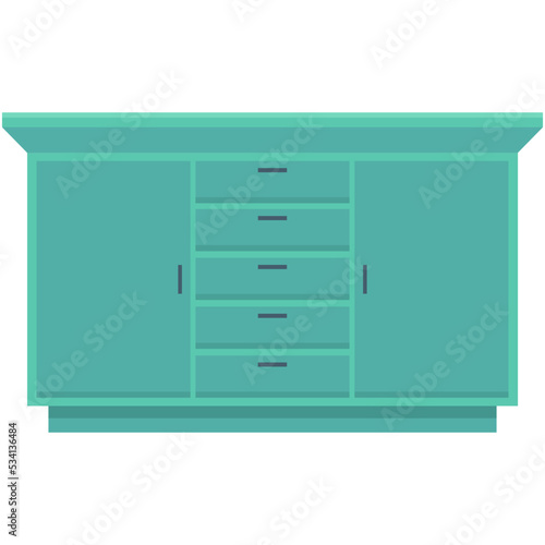 Cabinet Vector Icon 