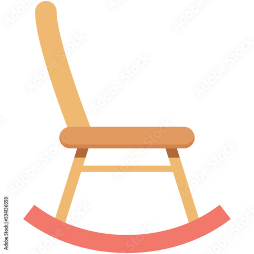 Rocking Chair Vector Icon