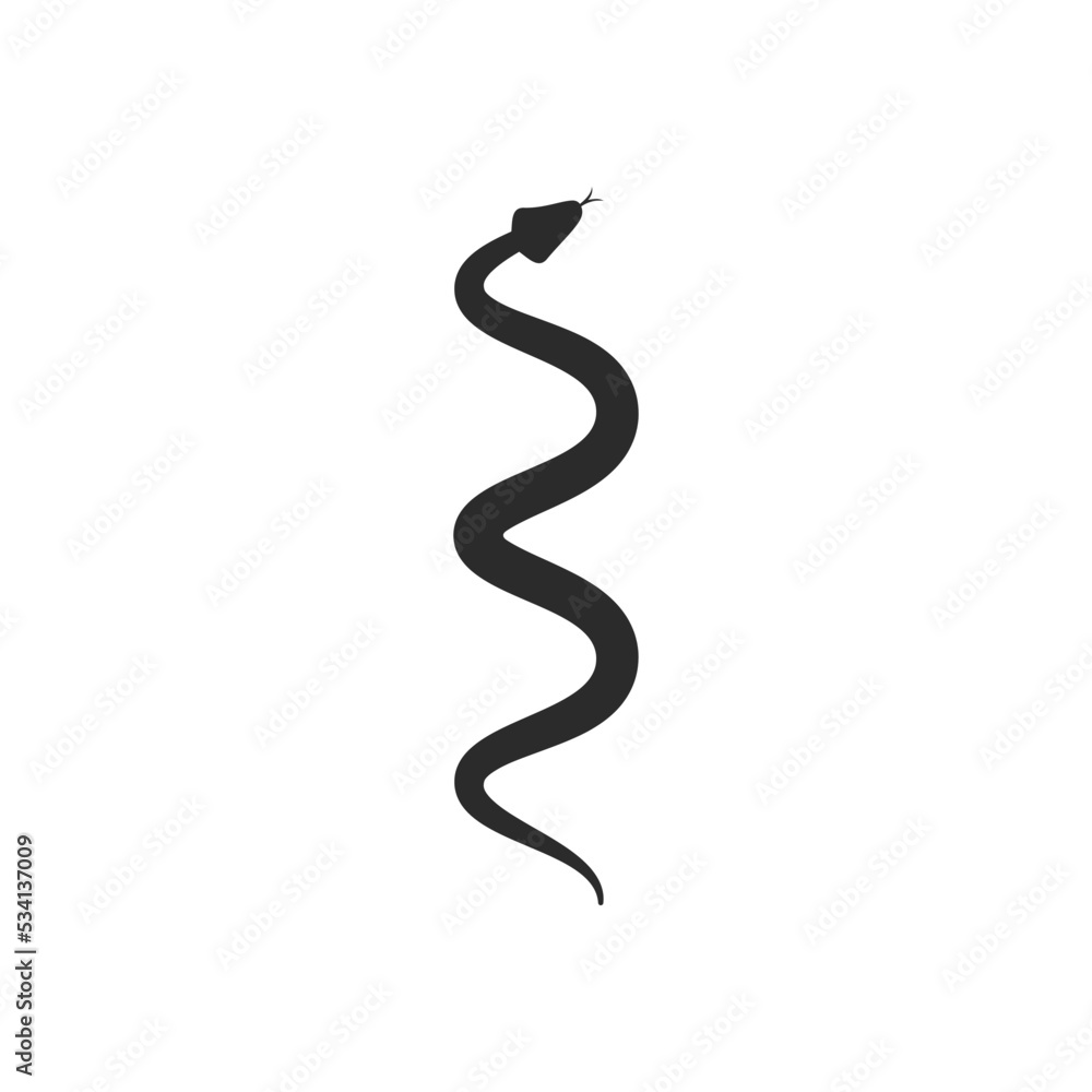 Fototapeta premium Snake logo vector