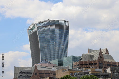 View of the skyscraper with panoramic restaurant, London photo