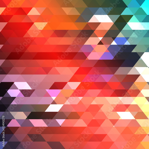 Abstract mosaic vector pattern