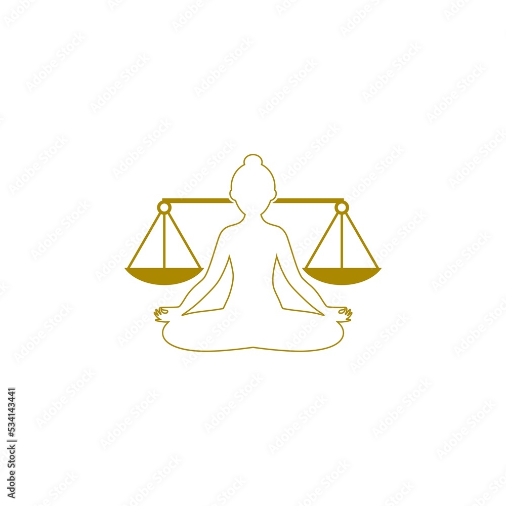 Yoga Balance Relax Silhouette Icon isolated on white background Yoga Balance Relax Silhouette Icon isolated on white background