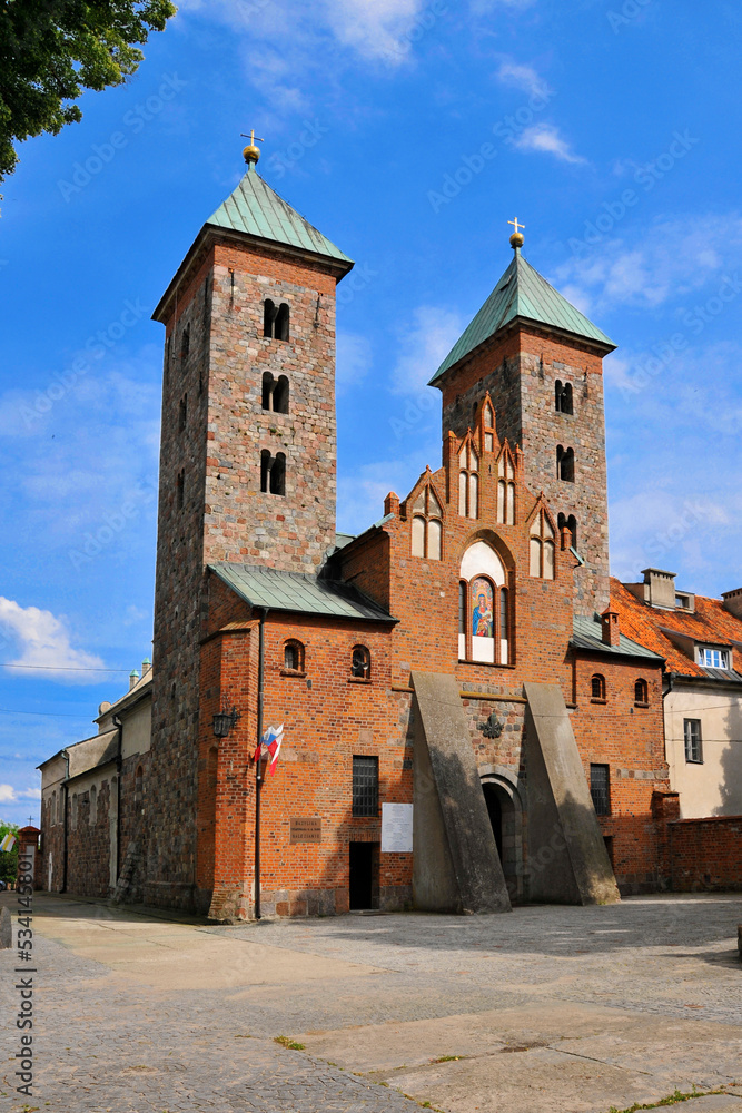 Basilica of Our Lady of Consolation in Czerwinsk over Vistula, Masovian Voivodeship, Poland.