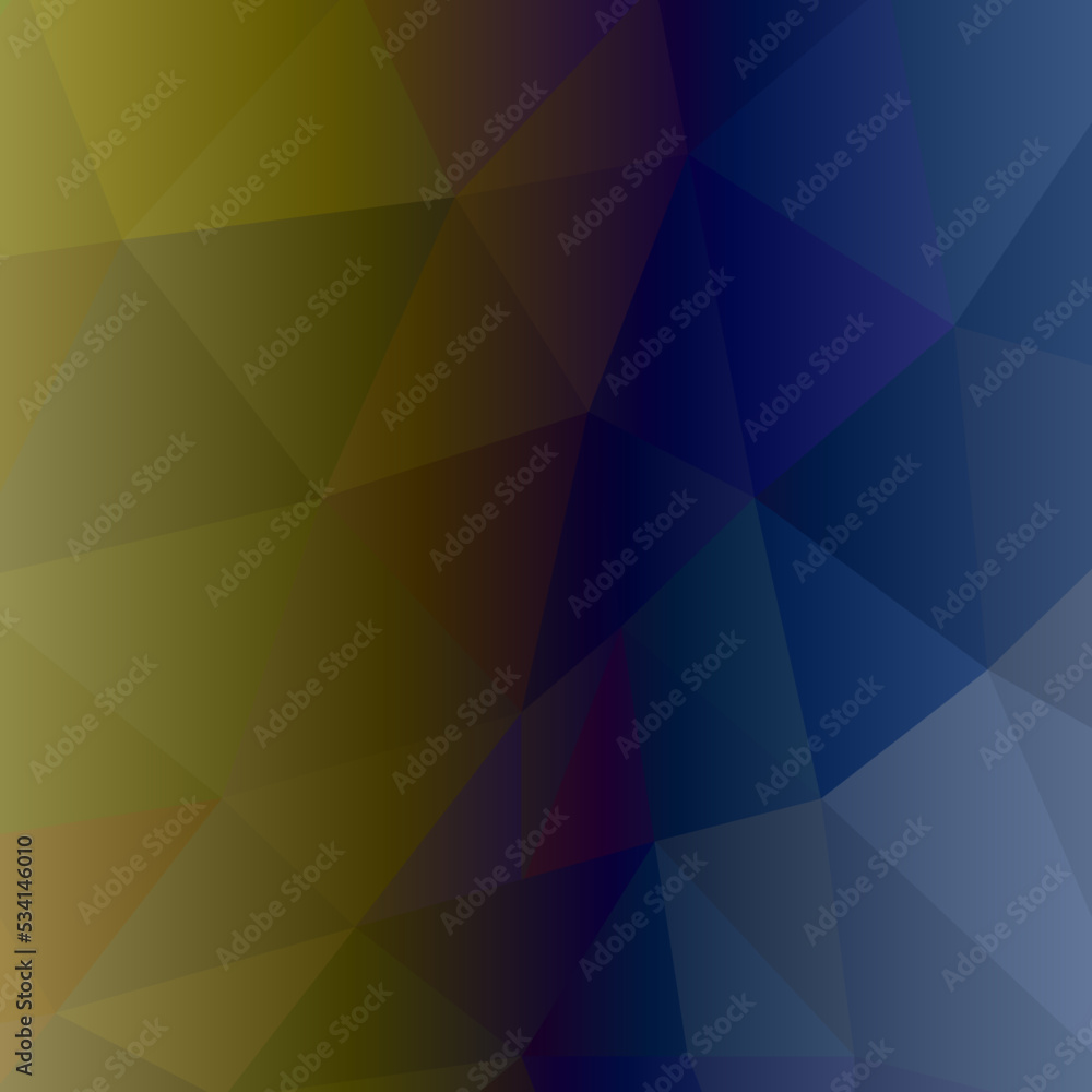 Fototapeta premium Triangular style abstract background - Illustration