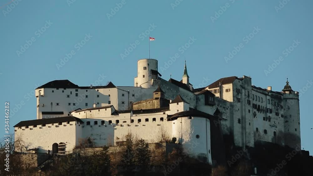 The fortress of Salzburg Austria called Hohensalzburg
