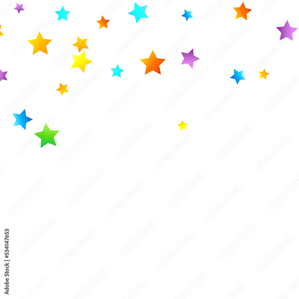 Rainbow Festive Confetti. Carnival Star Falling. Rainbow Festive Confetti. Carnival Star Falling.