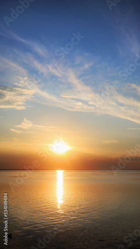 Sunset on the lake © Tarzhanova