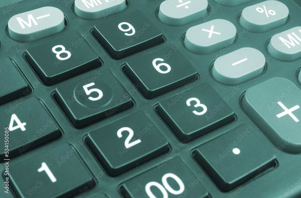 Close up of modern calculator. Calculator background. Close up of modern calculator. Calculator background.