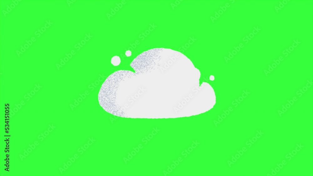 Hand Drawn Cloudy Weather Animation, Grey Cloud on Green Screen Background, 4K Video. Cozy Cloud Distorted Motion Graphics on Chroma Key
Hand Drawn Cloudy Weather Animation, Grey Cloud on Green Screen Background, 4K Video. Cozy Cloud Distorted Motion Graphics on Chroma Key
