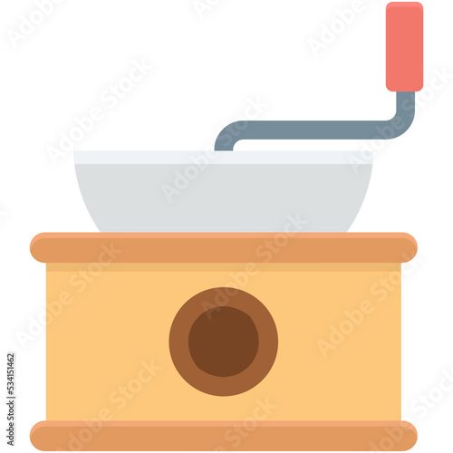 Coffee Mill Vector Icon