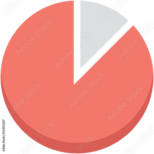 Pie Chart Vector Icon