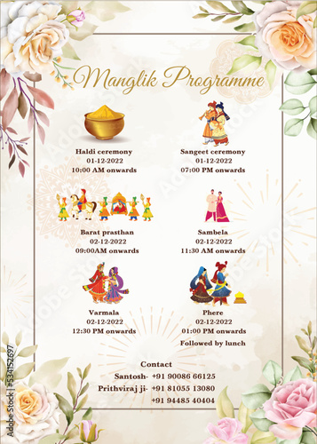 invitation crad- indian wedding card