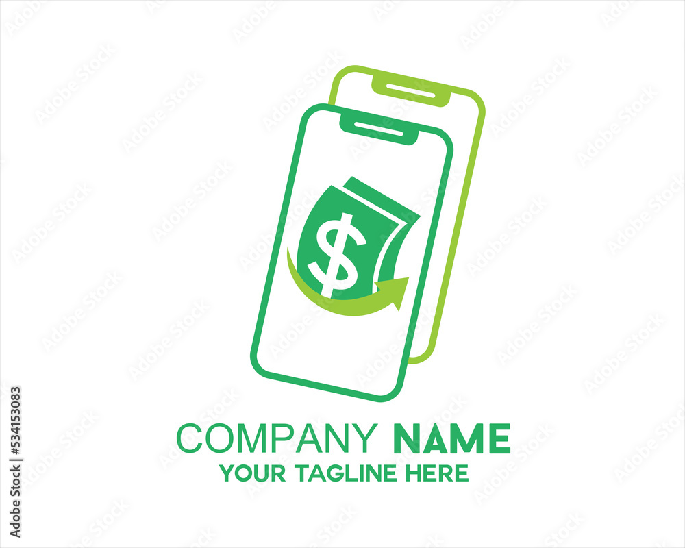 communication tool logo with money logo image communication tool logo with money logo image