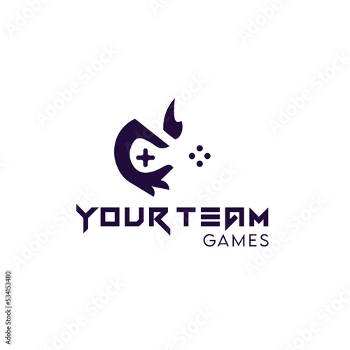 logo game esport fair hand 