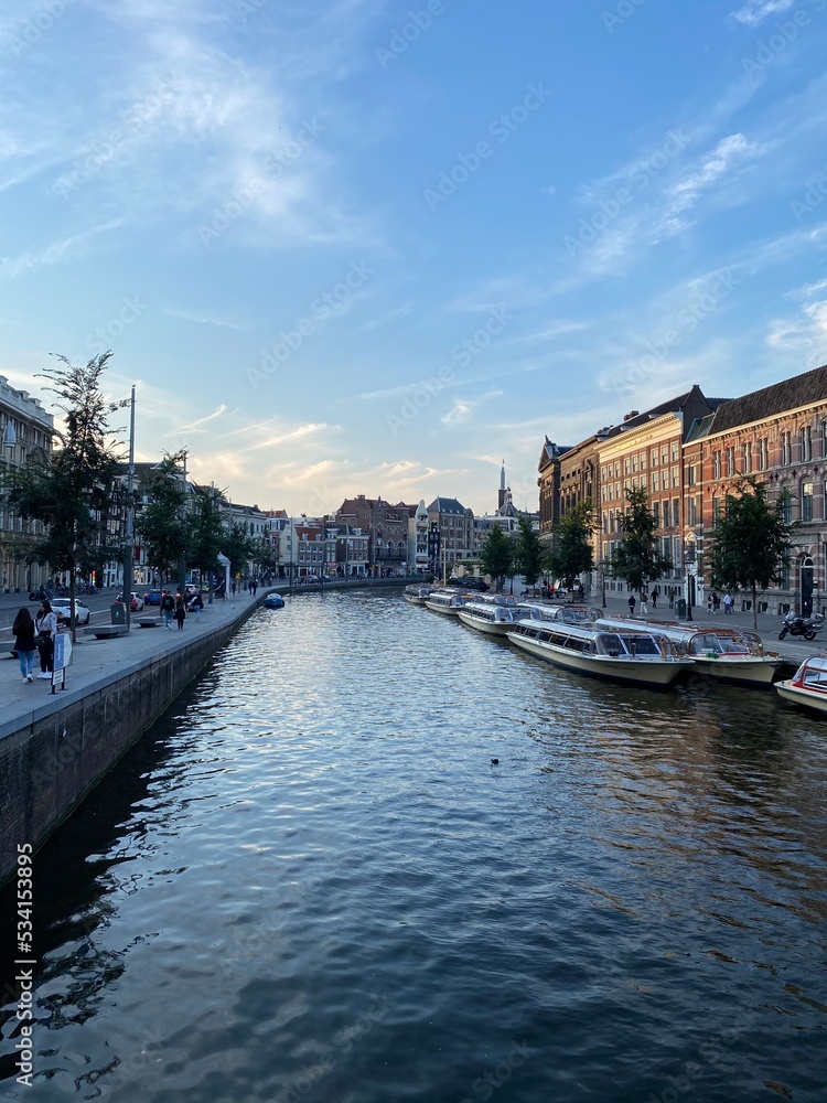 Amsterdam view sea and buildings