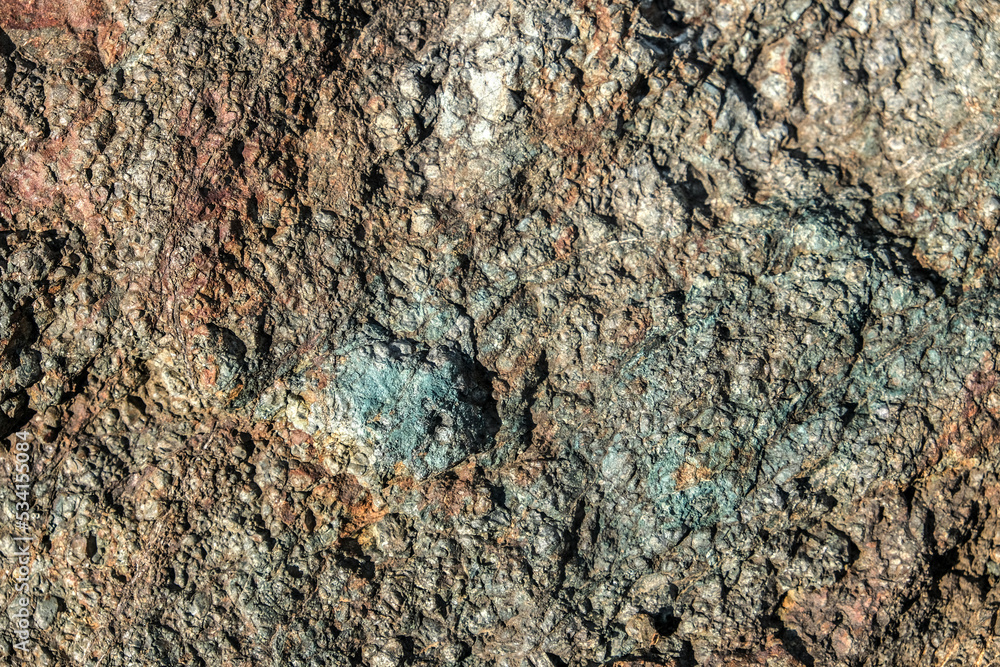 texture of old stone rock surface.Brown stone or rock background and texture.horizontal black stone texture for pattern and background