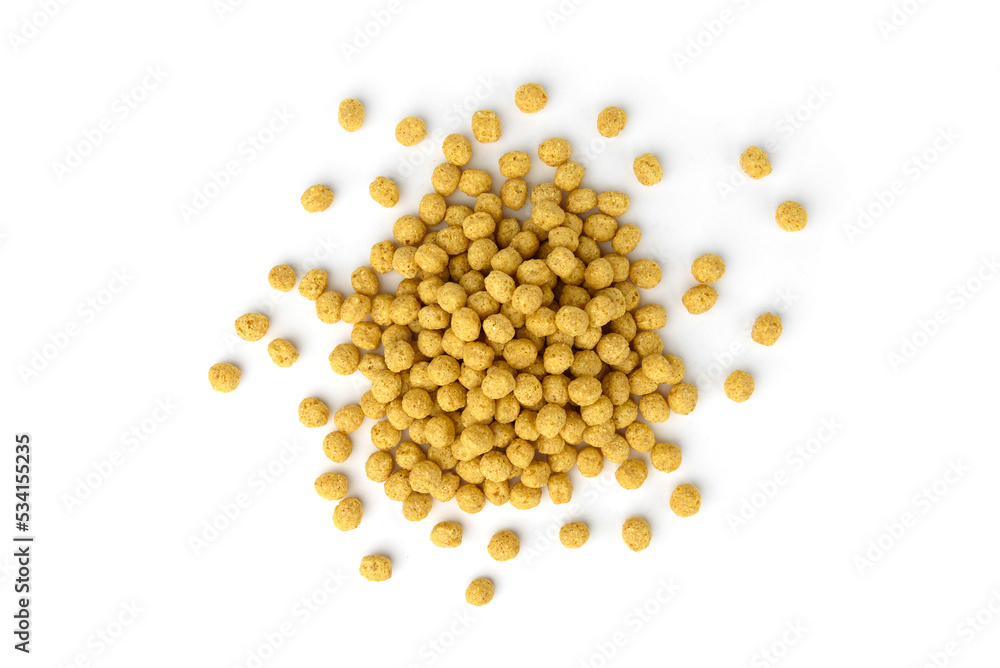 Dried honey balls isolated on white background. Dried honey balls isolated on white background.