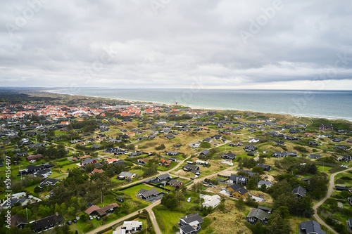 View of the city in Blokhus