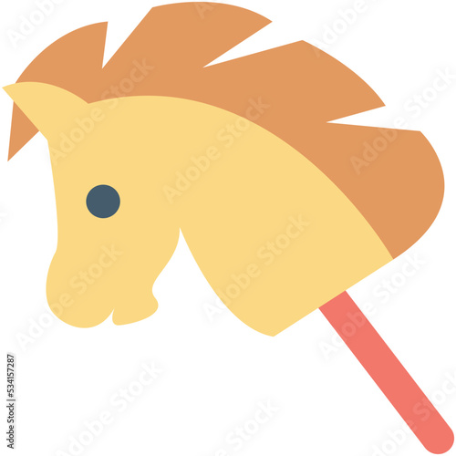 Baby Rattle Colored Vector Icon 