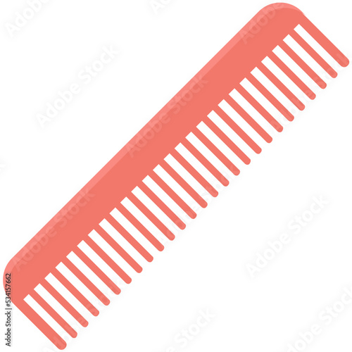 Comb Colored Vector Icon 