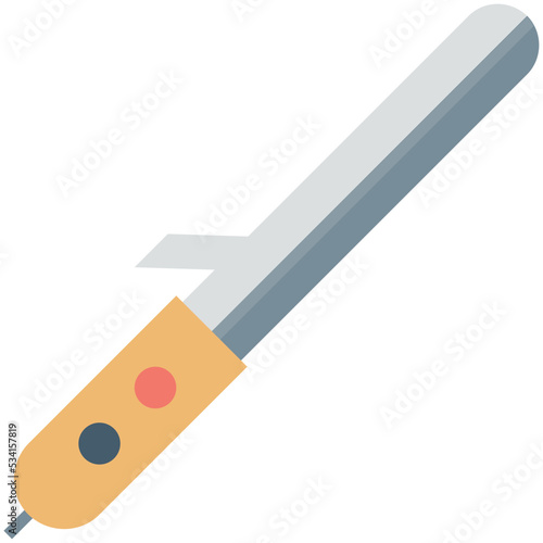 Hair Curler Colored Vector Icon
