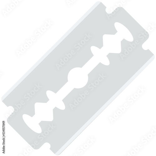 Razor Blade Colored Vector Icon