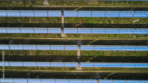 Solar panel field