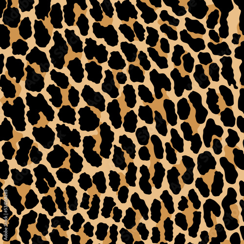 Animal skin print pattern seamless. Cheetah  leopard  jaguar  panther fur.