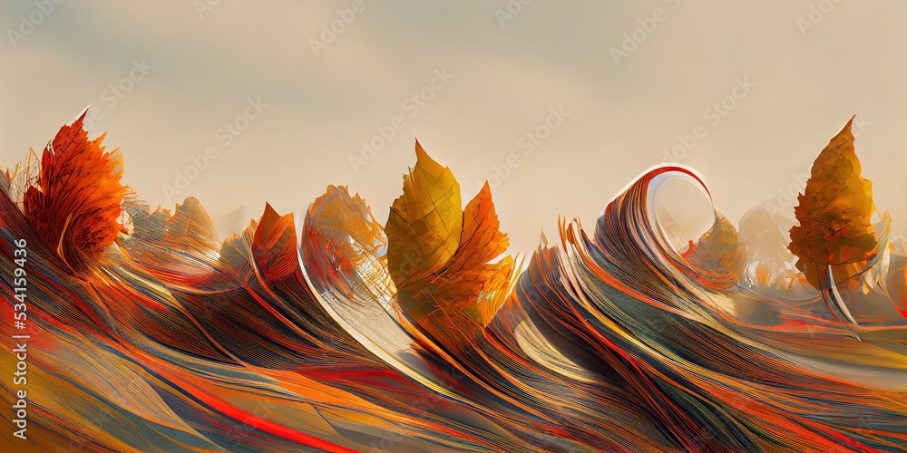 Autumn background - obrazy, fototapety, plakaty 