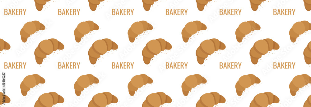 bakery seamless background. Bread bakery seamless pattern background. Vector line illustration.