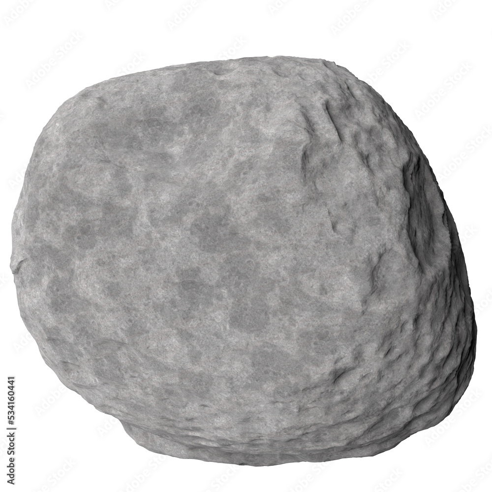 Fototapeta premium 3d rendering illustration of an asteroid