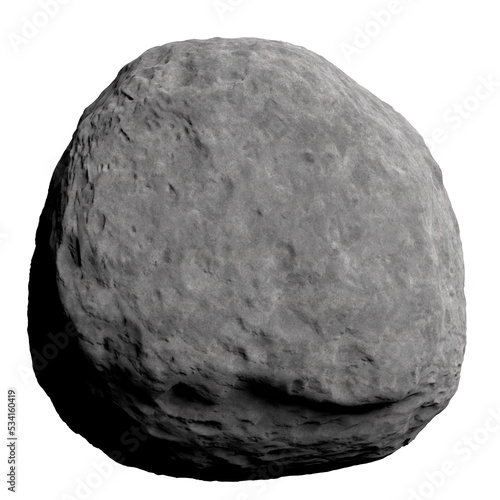 3d rendering illustration of an asteroid © Francesco Milanese
