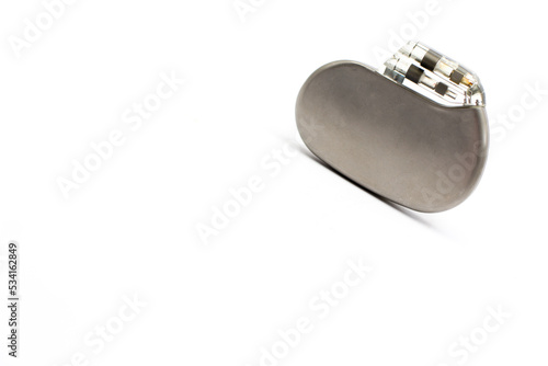 Pacemaker with wihite isolated background