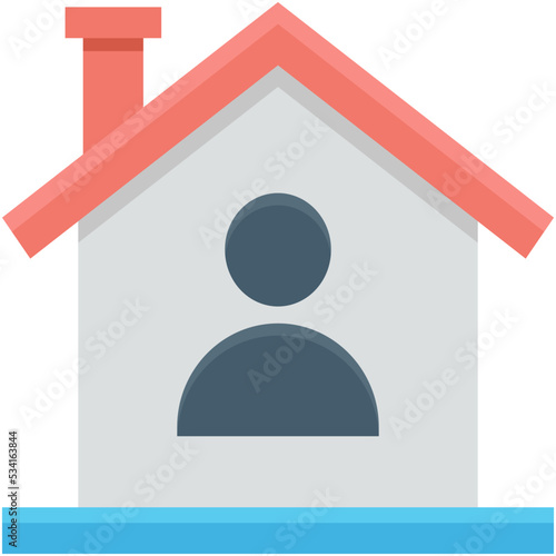 Estate Agent Colored Vector Icon