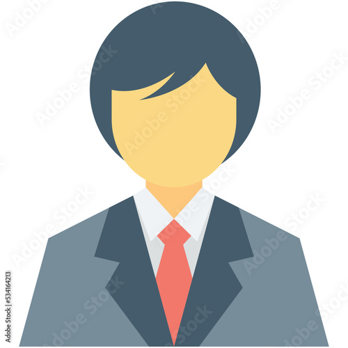 Estate Agent Colored Vector Icon