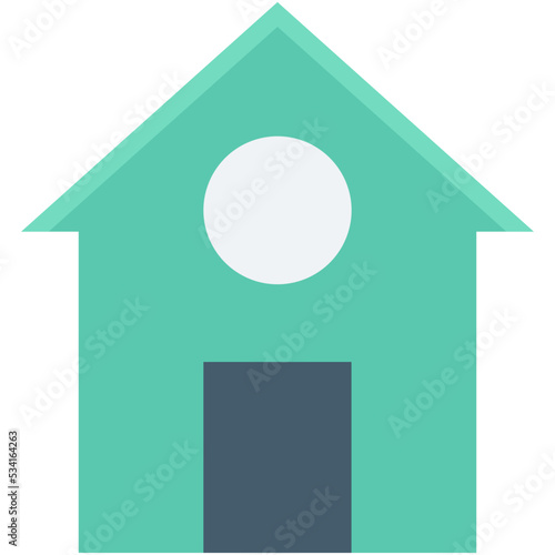 Hut Colored Vector Icon